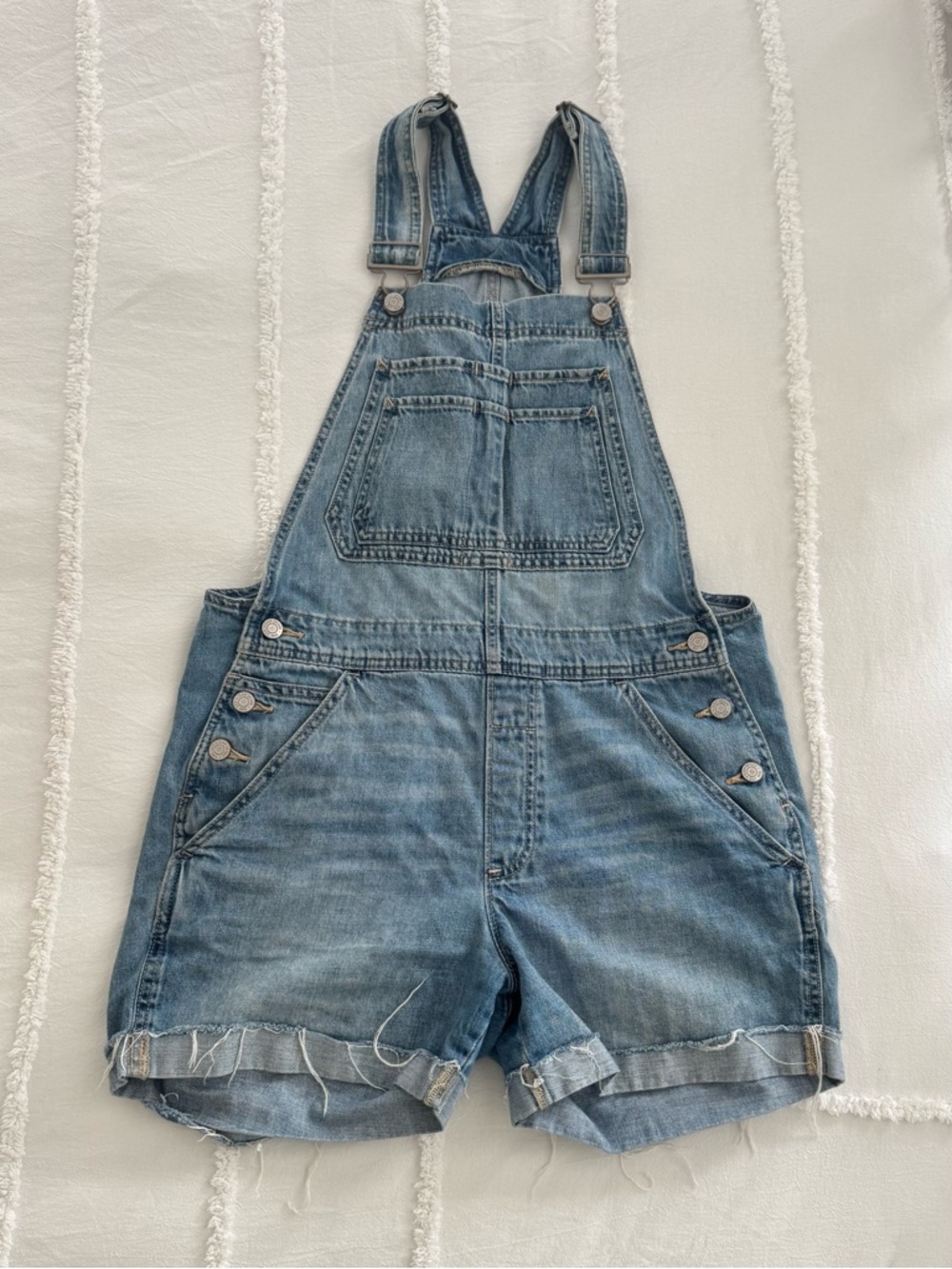 GAP Blue Denim Short Overalls